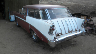 Illustration for article titled 1956 Chevrolet Nomad has serious project car hell potential